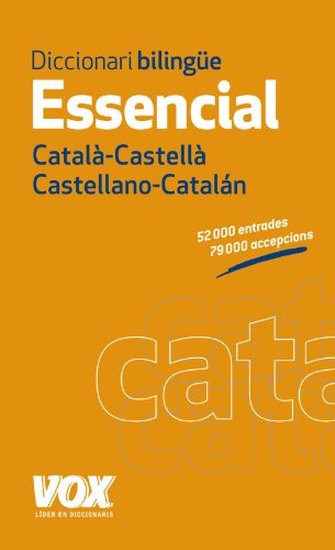 Libro Diccionario Bilingüe Essencial Catalá-castellá Castell