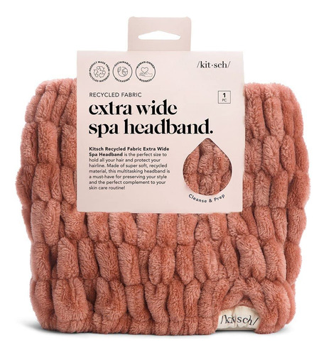 Diadema Tipo Spa Kitsch Extra Ancha Para Maquillaje Y Lavado