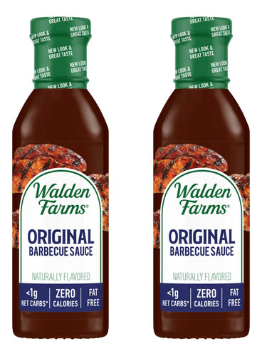 Walden Farms Botella Original De Salsa Barbacoa De 12 Onzas