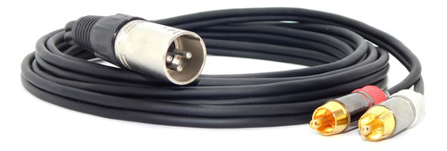 Cable Profesional Canon Xlr Macho A Rca Macho Balanceado 3mt