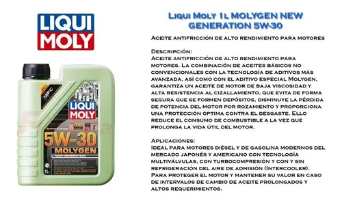 Aceite de alto rendimiento para motores Diesel - liquimoly