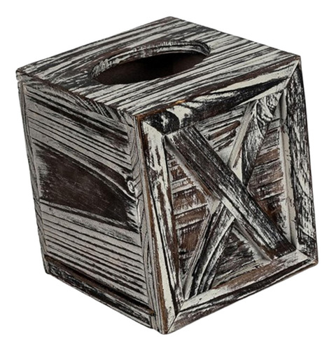 Caja De Pañuelos De Madera, Soporte Para Papel Facial,