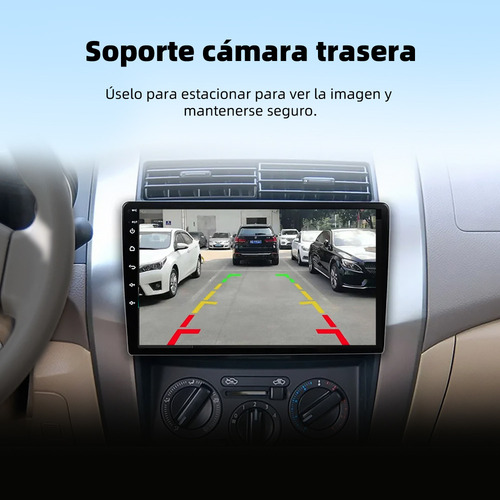 Estéreo 2+32g Cámara Para Toyota Vios Yaris 2018-2019 Gps