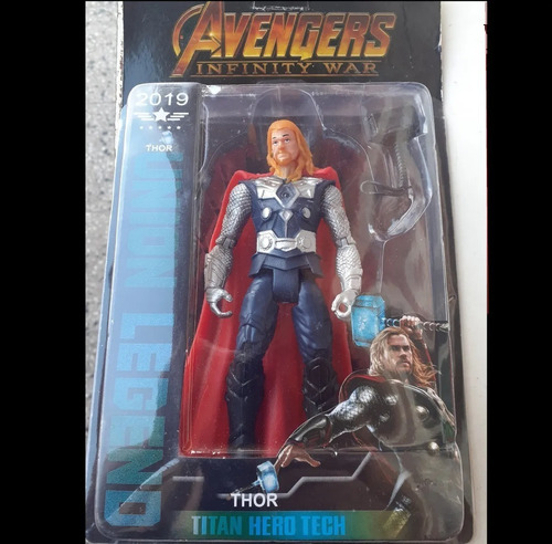 Muñeco Thor Avengers 15cm. Calidad Cotillon Chirimbolos