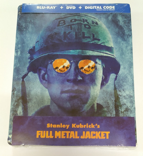 Blu Ray Full Metal Jacket Steelbook Nacido Para Matar  