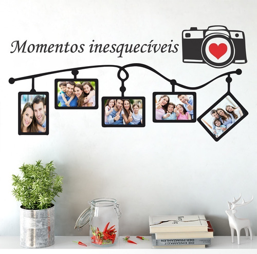 Adesivo Decorativo Momento Inesqueciveis Fotos Da Família