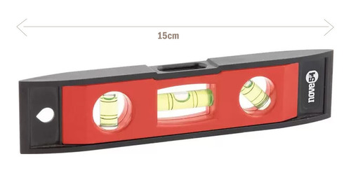 Imagem 2 de 2 de Nível Base Magnética 3 Níveis Com Imã 15cm Preço Exclusivo