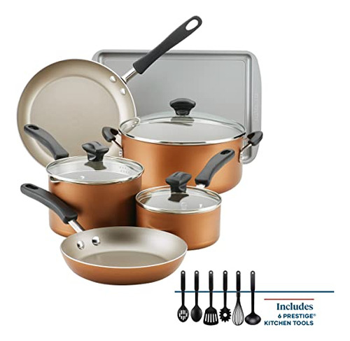 Juego De Utensilios De Cocina Antiadherentes Farberware Cook