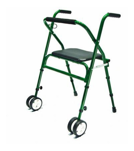 Andador Plegable Con Asiento Y Ruedas Massuar Hasta 100kg