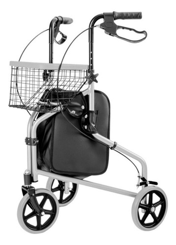 Roda Para Traseira E Dianteira Andador Sc301d Hidrolight Cor Cinza