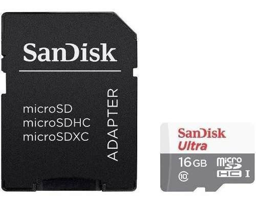 Cartão Memória Sandisk 16gb Micro Sdhc Classe 10 Ultra