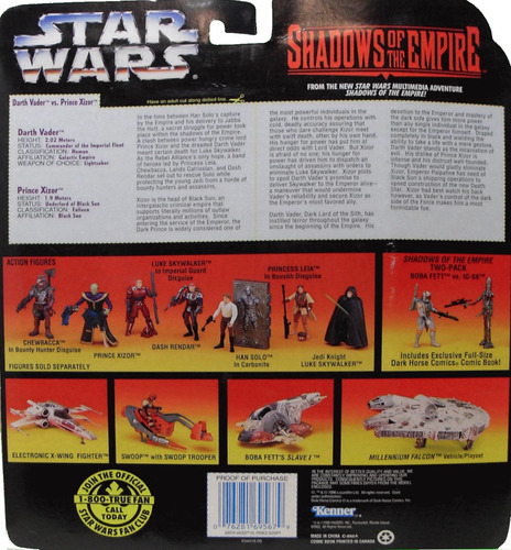 Ultrahobbymx Star Wars Shadows Of The Empire Xizor Vs Vader (Usado)