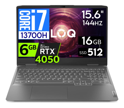 Lenovo Loq Core I7 13700h 16gb Ddr5 Ssd 512gb Rtx4050 15.6'