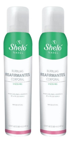 2 Pack Burbujas Reafirmantes Corporal Shelo