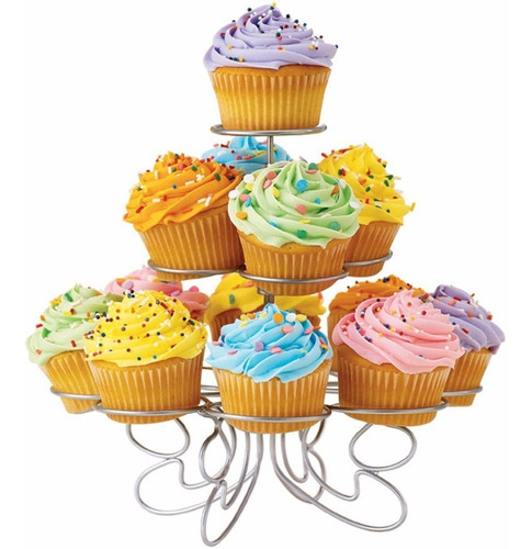 Soporte P/ 13 Cupcake Muffins Brownies Reposteria Base Torre