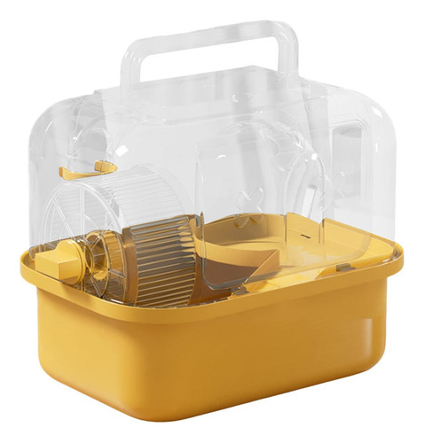 Hámster Cage Pet Hábitat De Mascotas De Jaula De Amarillo