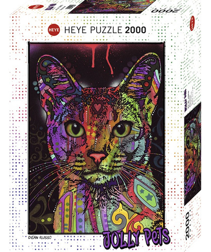 Rompecabezas Heye Dean Russo - Gato Con 2000 Piezas 14+