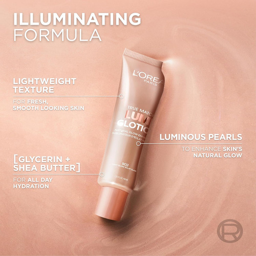 L'oréal Paris Maquillaje True Match Lumi Glotion, 903 Medio