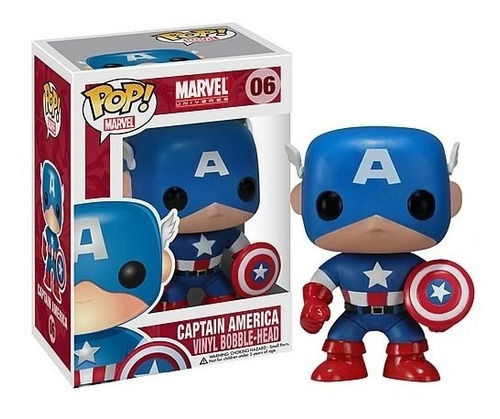 Funko Pop Capitán América Marvel # 06 Original