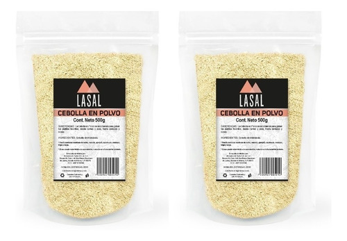 Cebolla En Polvo 500 Gramos 2 Piezas