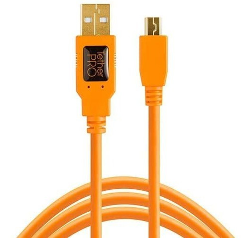 Cable Usb 2.0 A Mini-b De 5 Pines, 15 Pies/naranja