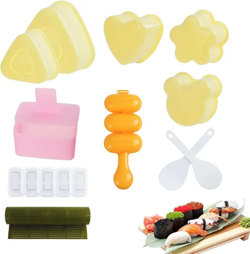 Molde Para Onigiri Y Bolas De Arroz, De PP Alimenticio, Antiadherente, Fácil De Limpiar, Ideal Para Sushi Y Almuerzos