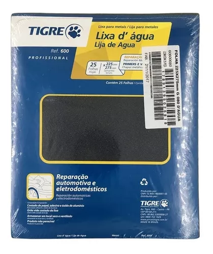 Lija Al Agua Gr.600 225x275mm 65992