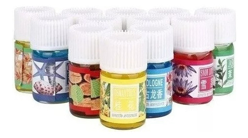 Pack 12 Esencias De Humidificadores Aceites Aromáticos Aroma