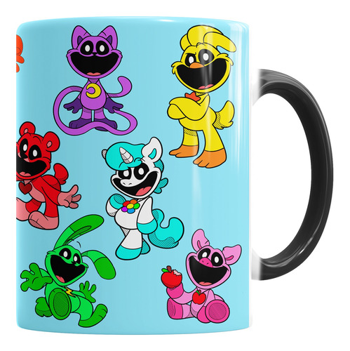 Taza Mágica Huggy Wuggy Poppy Playtime Cerámica 