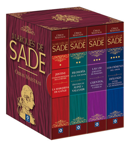 Marques De Sade Estuche 4 Volumenes, De Marqués De Sade., Vol. 1. Editorial Edimat Libros, Tapa Blanda, Edición 1 En Español, 2024