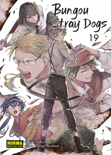Bungou Stray Dogs 19, De Asagiri, Kafka / Harukawa, Sango. Comic Manga Editorial Norma Editorial, Tapa Blanda, Edición 2025 En Español, 2025
