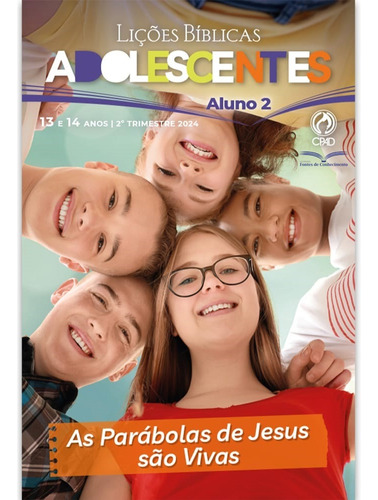 Revista Ebd Escola Bíblica Dominical Adolescentes Aluno Cpad