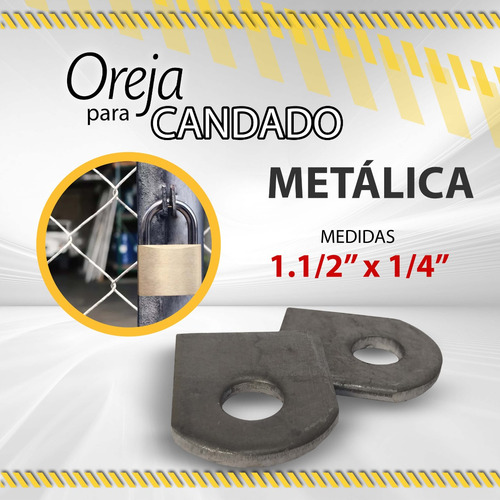 Oreja Para Candado 1.1/2x1/4 (el Par) 0000004359