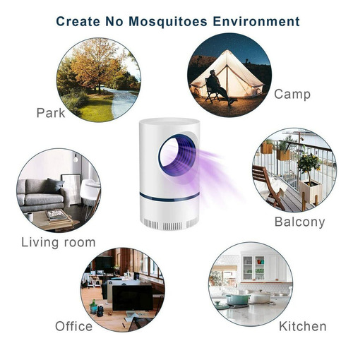 Lámpara Mata Mosquitos Zancudoselimina Silencioso R