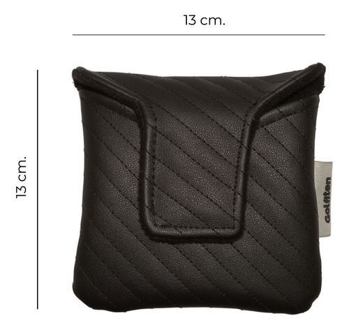 Imagen 5 de 7 de Funda Para Putter Modelo Mallet - Match Cuadrada - Negra