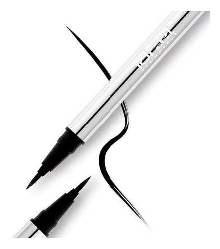 Imagen 2 de 2 de Delineador de ojos líquido Idraet Liquid Eyeliner Precision color black