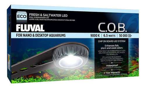 Iluminación Nano Led Para Acuarios Marinos Fluval 14543 6.5