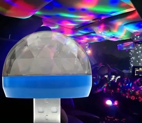 Bola Mágica Disco Mini Discoteca Usb Auto 