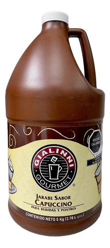 Salsa Capuchino Gialinni - Garrafa Concentrado - 3.78 L