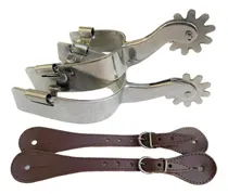 Comprar Espora Quarto De Milha Cavalo Cowboy Montaria Doma Em Inox