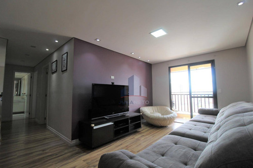 Imagem 2 de 25 de Apartamento Com 3 Dormitórios Sendo 1 Suíte À Venda, 105 M² Por R$ 530.000 - Vila Bocaina - Mauá/sp - Ap1174