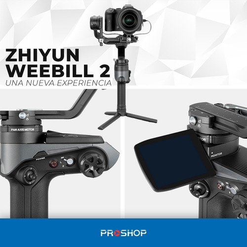 Imagen 2 de 10 de Gimbal Zhiyun Weebill 2 Estabilizador Cámara Reflex 3 Axis !
