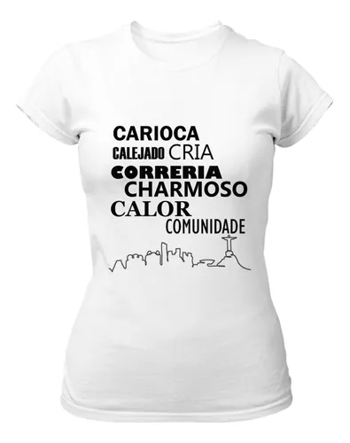 CAMISETA MASCULINA DEU TILT GÍRIAS CARIOCA