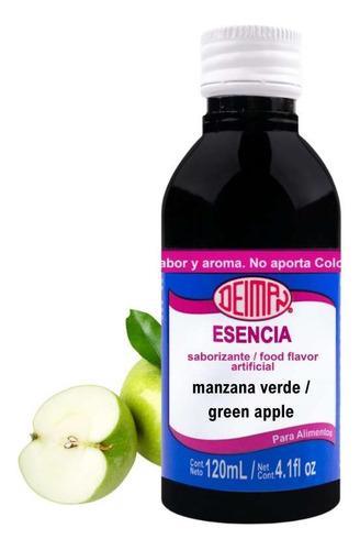 Deiman Concentrado Manzana Verde Sabor Unico 120ml