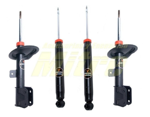 Kit X4 Amortiguadores Corven Citroen C4 Hasta 2012