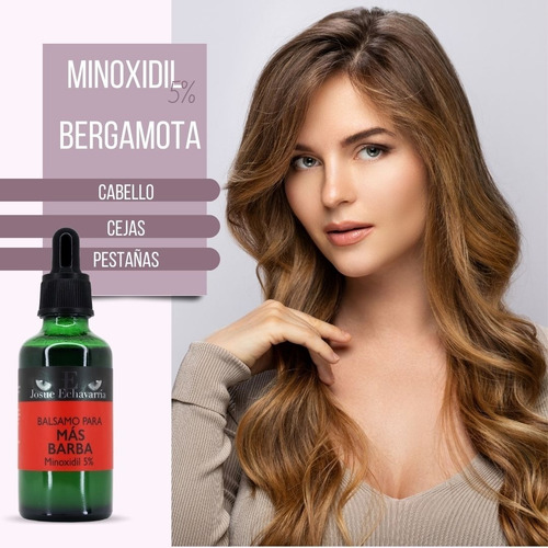 2 Bálsamos 50ml Y Jabón 100g Minoxidil 5% Con Bergamota