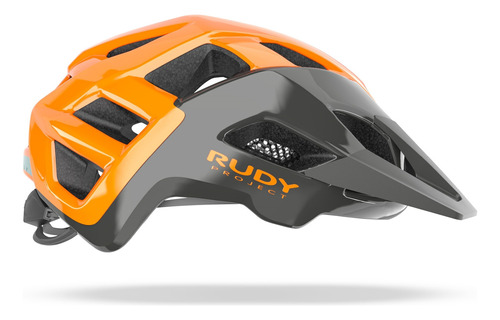 Casco De Ciclismo Rudy Project Crossway Lead/orange Shiny Color Naranja Talla S/m