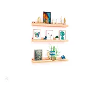 Comprar Kit 3 Repisas Estantes Cuadros Especiero Madera Pino 60cm