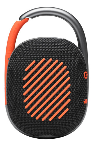 Imagem 3 de 4 de Caixa De Som Jbl Clip 4 Blko Bluetooth 5.1 Ip67 Black/orange