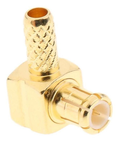 10pcs Mcx Conector Rf De Ángulo De Crimpado Macho Para